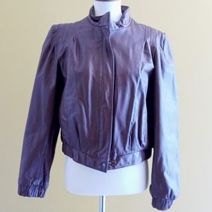 Rare Wilson lined leather Jacket SZ 16